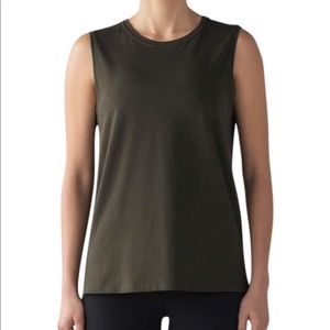 Lululemon Brunswick olive muscle tank